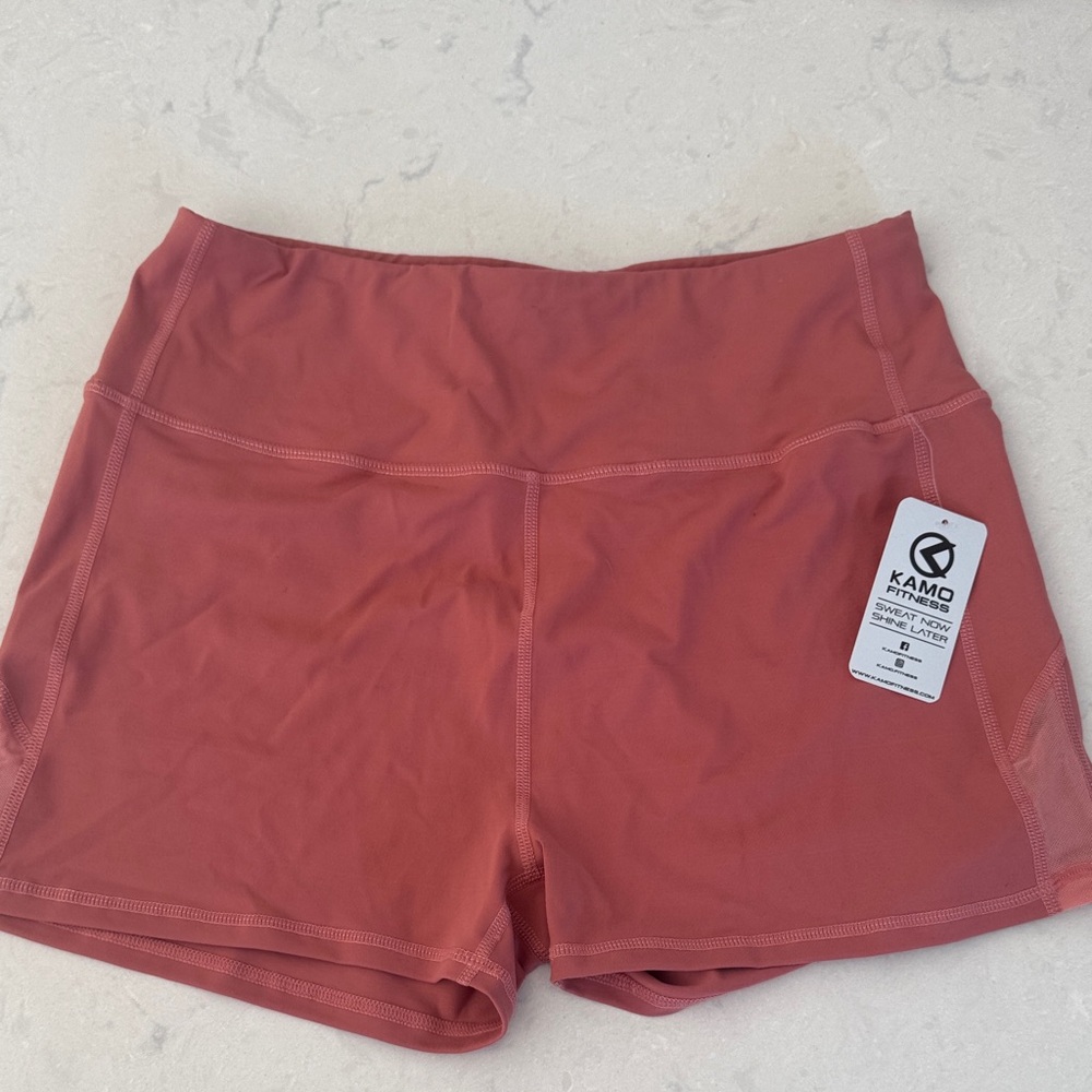 AMO Women's Athletic Shorts in Rust